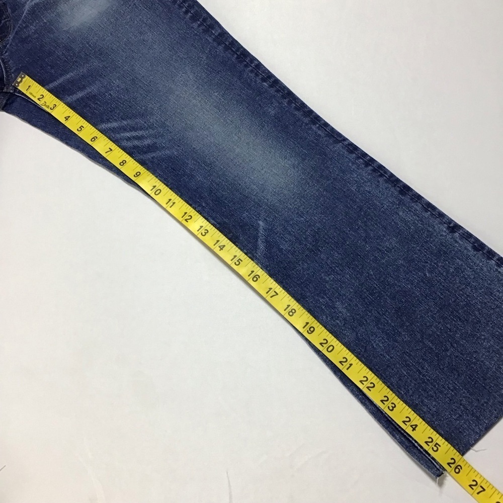 J. Crew Billie Demi Boot Crop Dark Blue Jeans - Picture 11 of 12